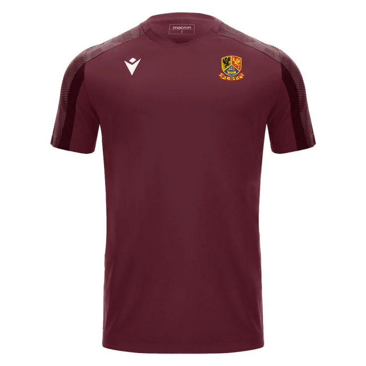 PL Gede Shirt with Embroidered Badge – Maroon